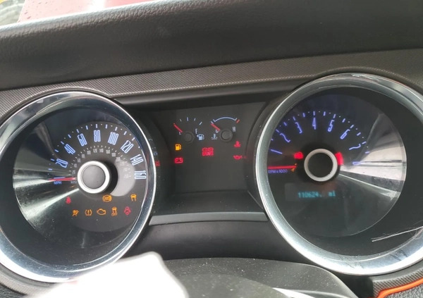 Ford Mustang cena 34900 przebieg: 110624, rok produkcji 2014 z Dobczyce małe 79